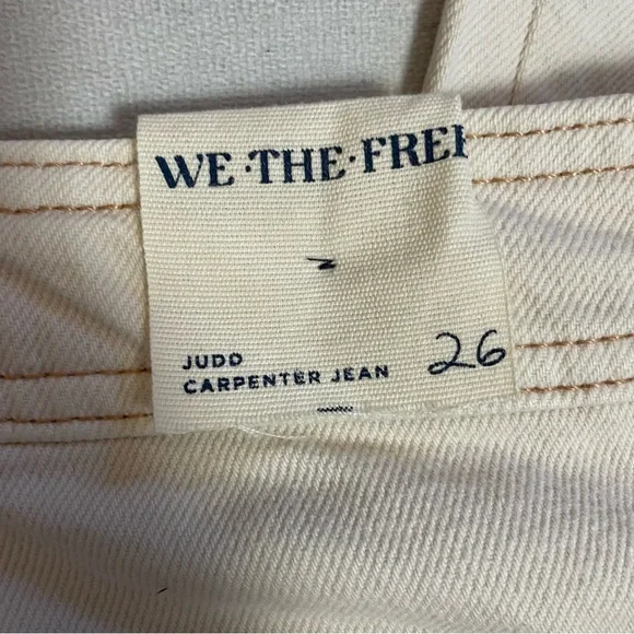 NWT New Free People Judd Carpenter Jeans Size 26 - Picture 7 of 11